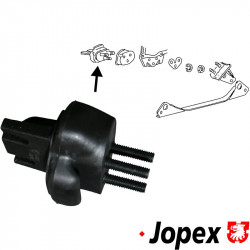 Rubber mount, gearbox, front