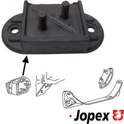 Rubber mount, gearbox