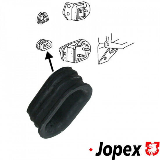 Bushing for transmission mount, rubber