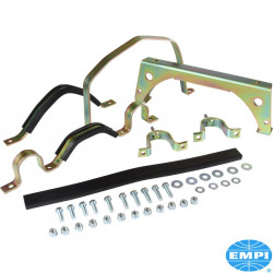 Transmission support kit, padded, front and rear
