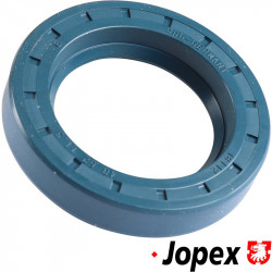 Oil seal for wheel bearing, front. For models with drum brakes