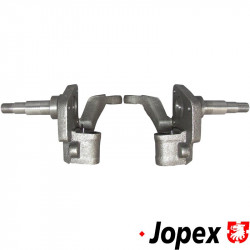 Steering knuckle set, dropped, for link pin, new