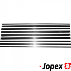 Torsion spring leaves for axle beam, 9 pcs. (18 pcs. needed for one complete axle beam)