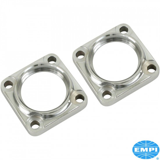 I.R.S. bearing cap set for rear axle, steel, chrome, fits 17-2707, 2 pcs.