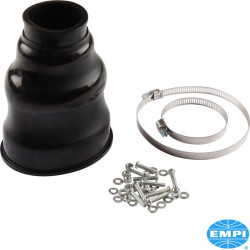 Axle boot with clamps, solid