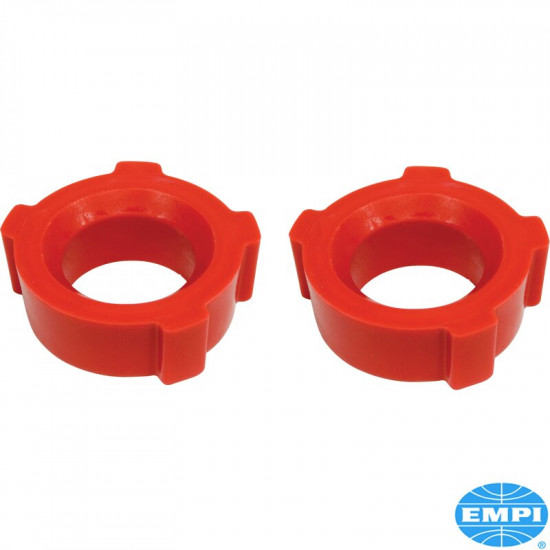 Bushing set for spring plate, inner, knobby, urethane, for swing axle, inner diameter 1 7/8", 2 pcs.