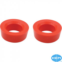 Bushing set for aftermarket spring plate, outer, smooth, urethane, for swing axle, inner diameter 1 3/4", 2 pcs.