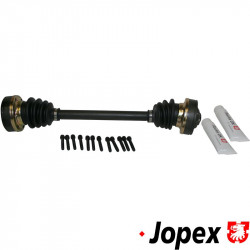 Driveshaft, rear, complete, 542 mm, new