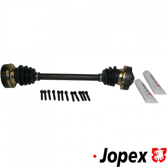 Driveshaft, rear, complete, 542 mm, new