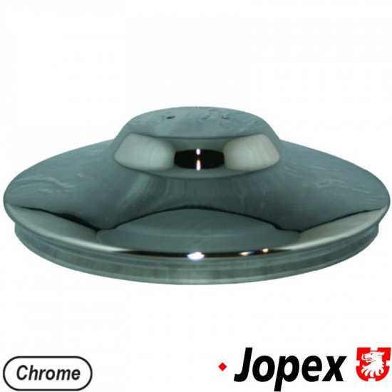 Hub cap without logo, chrome