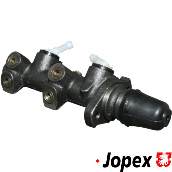 Master brake cylinder, dual circuit, for disc brake conversion, 20.6 mm