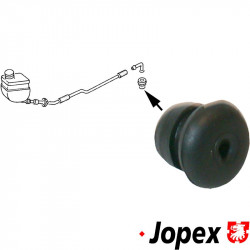 Rubber plug for master brake cylinder