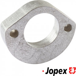 Spacer for conversion to dual circuit master brake cylinder