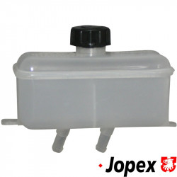 Brake fluid tank with cap