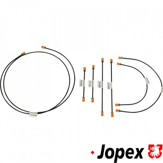 Brake line kit, 7 pieces