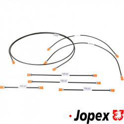 Brake line kit, 7 pieces