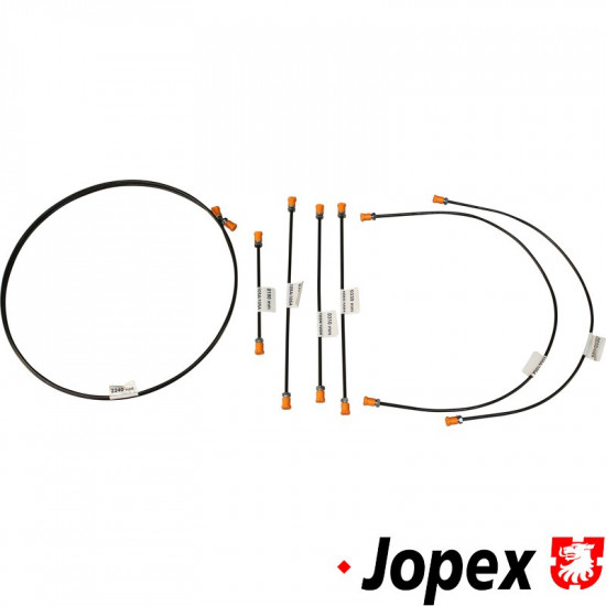 Brake line kit, 7 pcs.