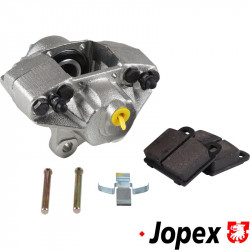 Brake caliper, universal, with brake pads, front, left/right, new