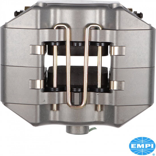 Brake caliper set with brake pads, Willwood, 2 pieces, silver. Including bolts and washers