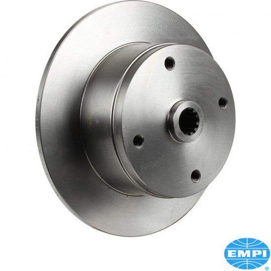 Brake disc with hub, 4x130, swing axle, short spline