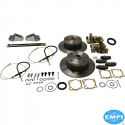 De luxe rear disc brake kit, 4x130 mm. Peut être utilisé par les modèles de frein à main