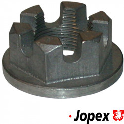 Castle nut for rear brake drum