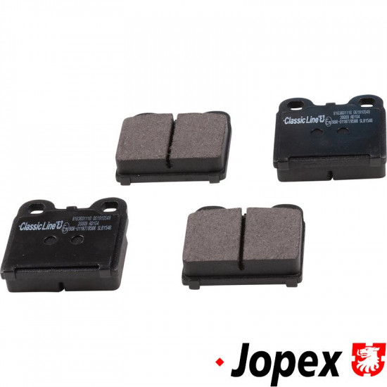 Brake pad set, 15.0 mm