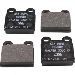 Brake pad set, 15.0 mm, ATE