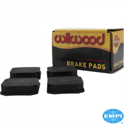 Brake pad set, front, 10.0 mm