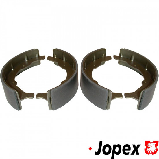 Brake shoe set with linings, front, 250x56 mm