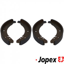 Brake shoe set with linings, rear, 230x30 mm