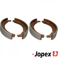 Brake shoe set with linings, rear, 230x40 mm