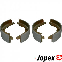 Brake shoe set with linings, rear, 252x56 mm