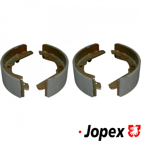 Brake shoe set with linings, rear, 252x56 mm