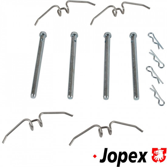 Quick kit for brake pad, front. For brake pad set 1163601210