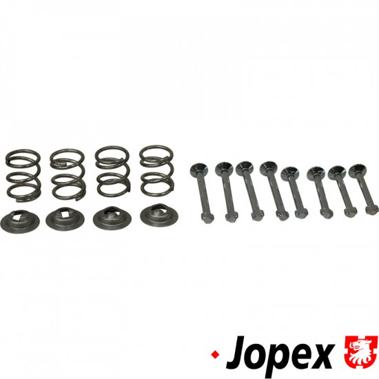 Hardware kit for brake shoe, front/rear