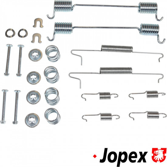 Quick kit for brake shoe, rear