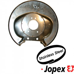 Splash panel, front, Stainless Steel, left/right