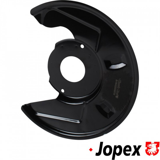 Splash panel, front, left