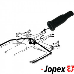 Grommet for heater cable, rubber