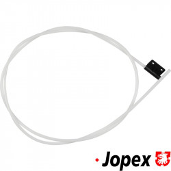 Tube for bonnet cable, hard nylon, 1770 mm