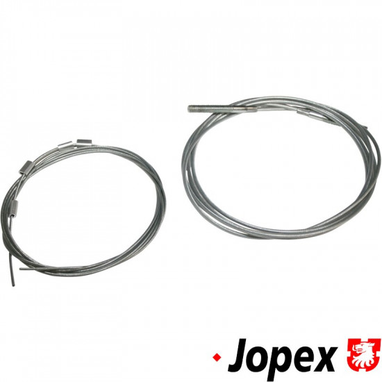Tensioning wire set for cabrio-top, 3 pcs., side and rear