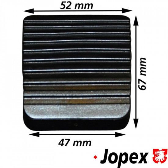 Clutch and brake pedal pad, Original design