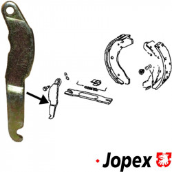 Lever for parking brake, left 09/57-12/86