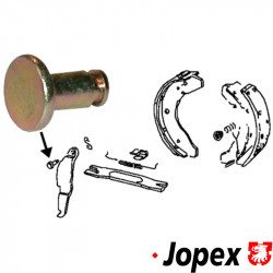 Anchor pin for parking brake lever