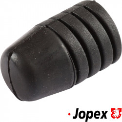 Rubber stop for bonnet/tailgate