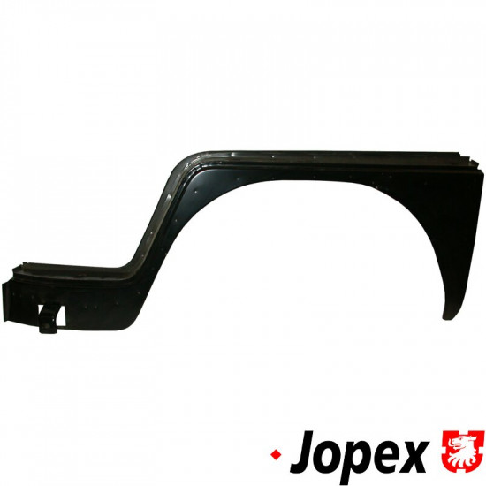 Front wing with bracket, complete, left