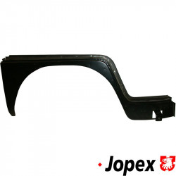 Front wing with bracket, complete, right