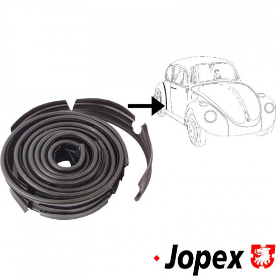 Wing beading, front/rear, 2 pcs.