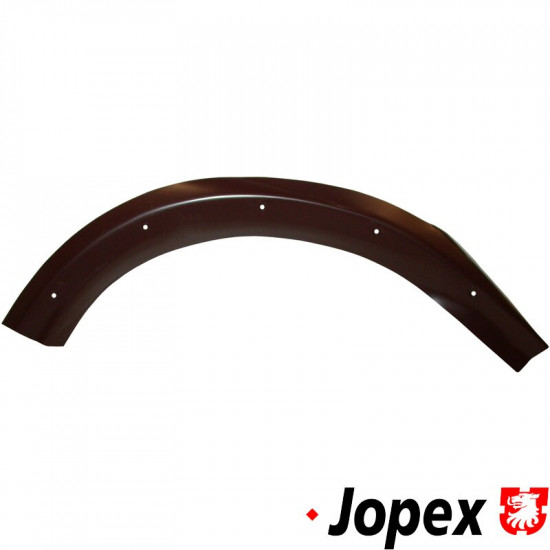 Rear wing fastening panel, left